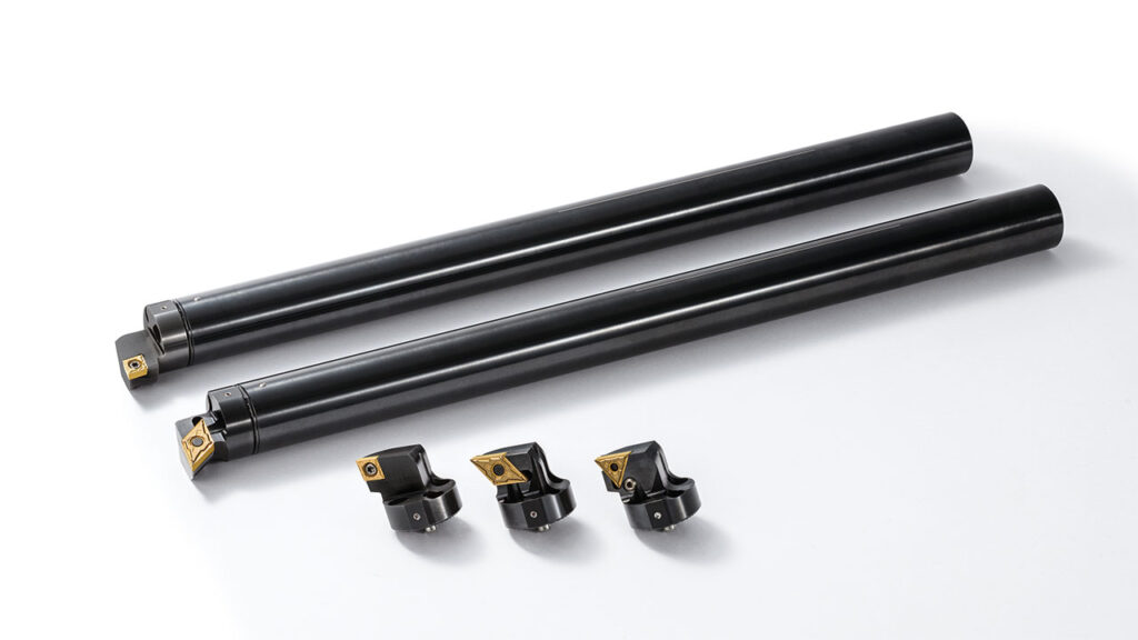 KAV boring bars and heads pictured together