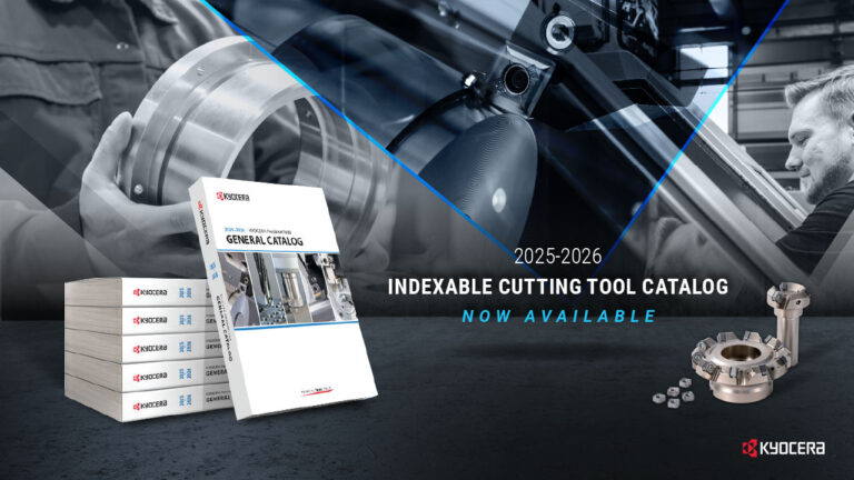 Indexable machining tool catalog for 2025 and 2026