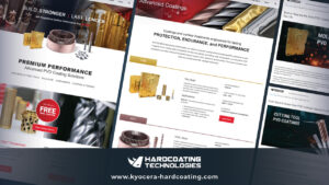 Kyocera Hardcoating offering PVD coatings launches new website offering solutions for firearm, medical, manufacturing, aerospace, mold and die, to name a few.