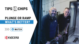 What is plunge and ramp milling in cnc milling?