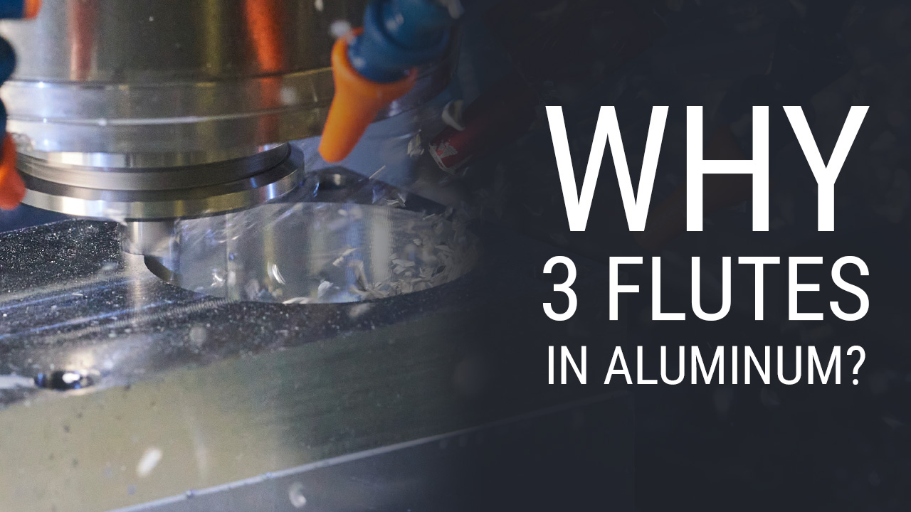 when and when not to use 3-flute end mills when machining aluminum. Sometimes more flutes are a better option.