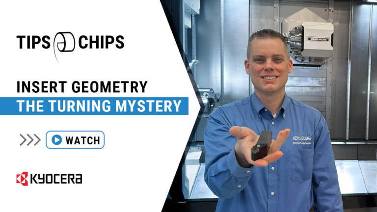 Insert geometry limits turning performance or can improve it when applied correctly as Justin explains in this video